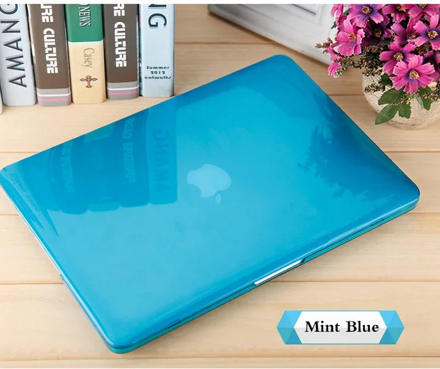 Жесткий Кристальный матовый чехол-накладка для MacBook Air 11 air 13 дюймов A1466 A1932 Pro 13 15 retina A1706 A1708 A1989 - Цвет: crystal Mint Blue