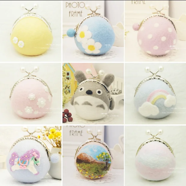 Big Dragon влажный войлочная Сумочка с инструментами застежка для сумки замка