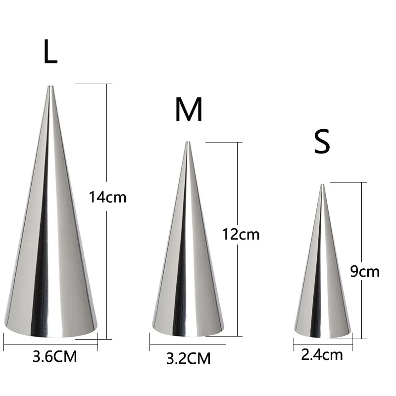 Кондитерские инструменты для выпечки конусные роликовые формы крема коническая
