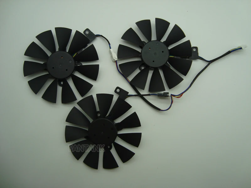 Бесплатная доставка новинка охлаждающий вентилятор для ASUS Strix GTX 1060 OC 1070 1080 1080Ti RX