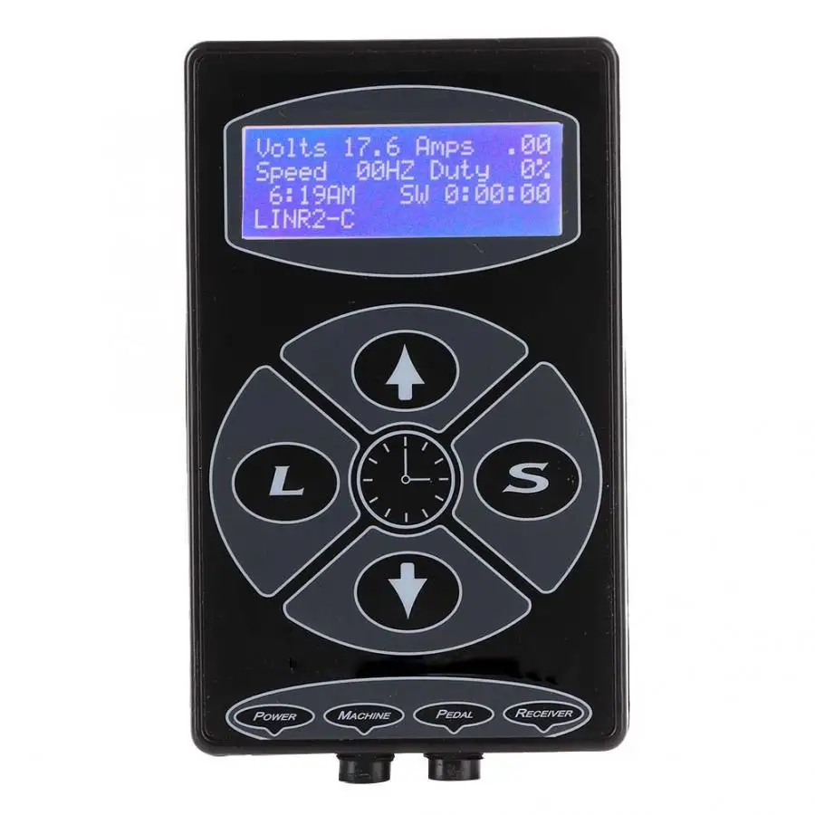 HP-2 Tattoo Power Supply Professional Digital Dual LCD Display For Machines Gun Supplies Set Source Tools | Красота и здоровье