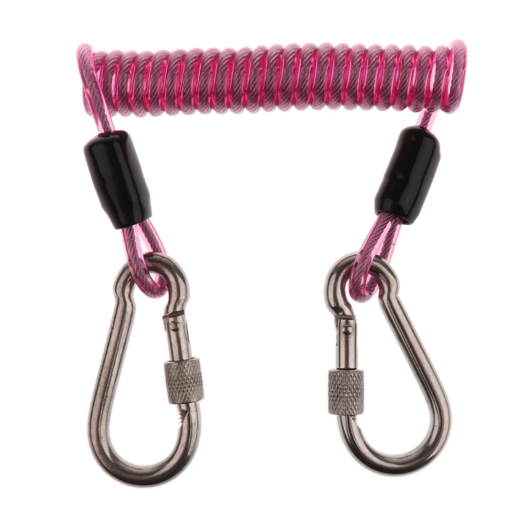 Подводное погружение 10 см спиральная пружинная катушка защелкивающийся зажим