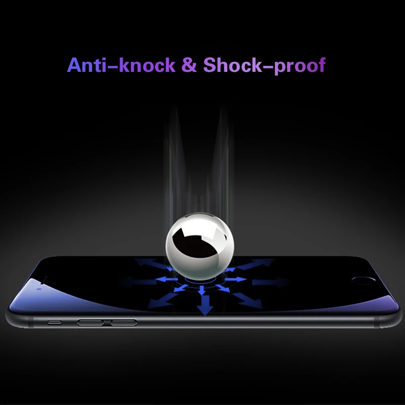 Tomkas 3D закаленное стекло для iphone 7 6 6s Plus защита экрана с защитой от синего света
