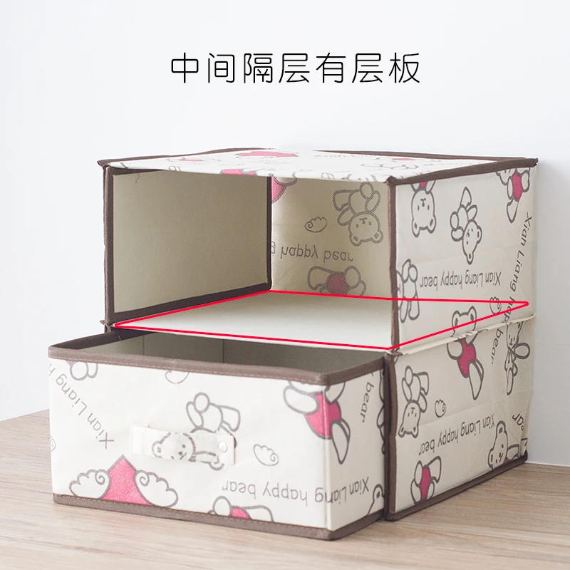 Большой двойной Слои нижнее белье Организатор ящика делитель Бюстгальтер Одежда