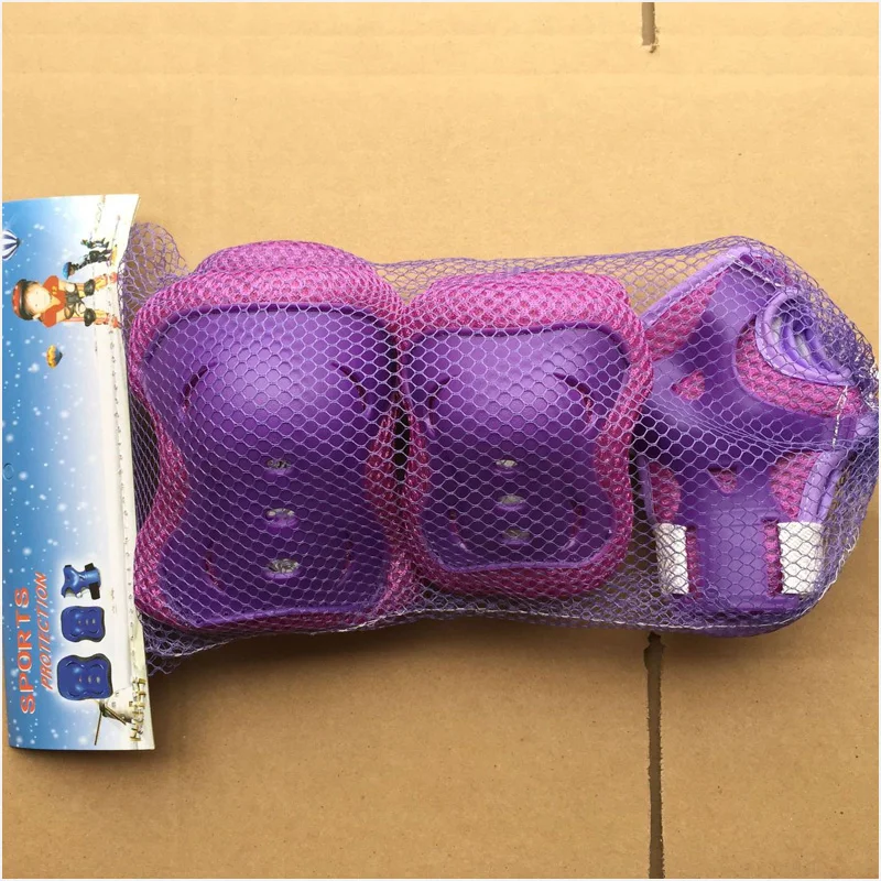 6 шт./компл. детский спортивный комплект безопасности наколенники налокотники