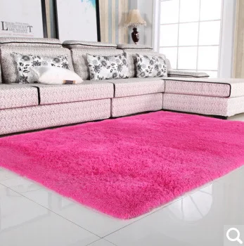 Rose red Ковер теплый и сладкий спальня ковер для гостиной гостиная Холл мягкий и удобный ковер 50*80 - Цвет: Rose red