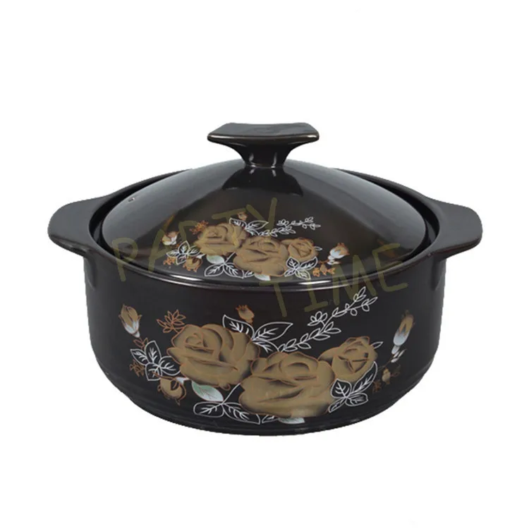 Керамическая кастрюля для приготовления пищи огнестойкая высокое качество 2