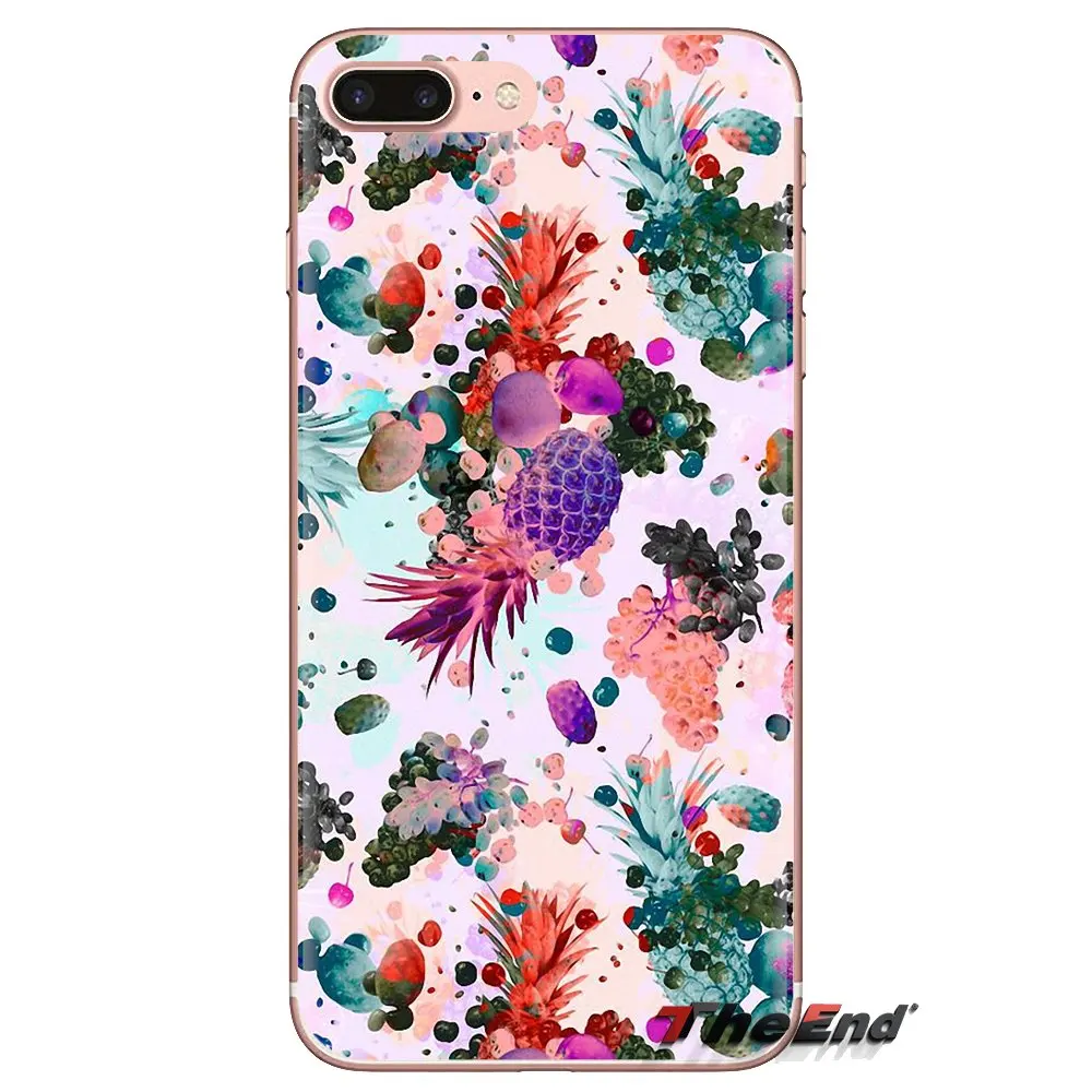 For Huawei Nova 2 3 2i 3i Y6 Y7 Y9 Prime Pro GR3 GR5 2017 2018 2019 Y5II Y6II TPU Transparent Shell Case Cartoon Pineapple Fruit |