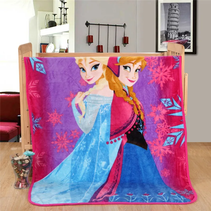 Плюшевое одеяло Disney Холодное сердце Эльза Анна принцесса машинки Микки София