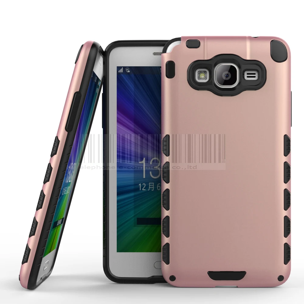 Защитный армированный резиновый + поликарбонатный чехол для Samsung Galaxy Grand Prime G530