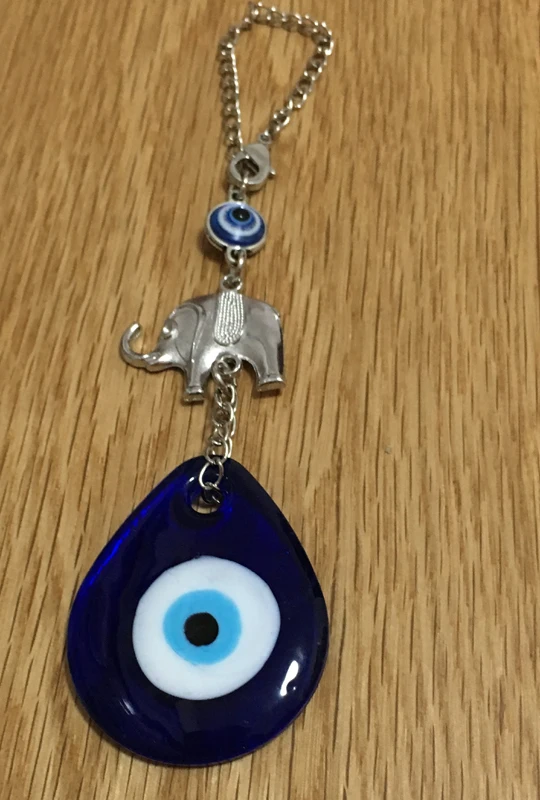 Турецкий зло голубой глаз Стекло Шарм Слон автомобиль амулет Назар Арабский