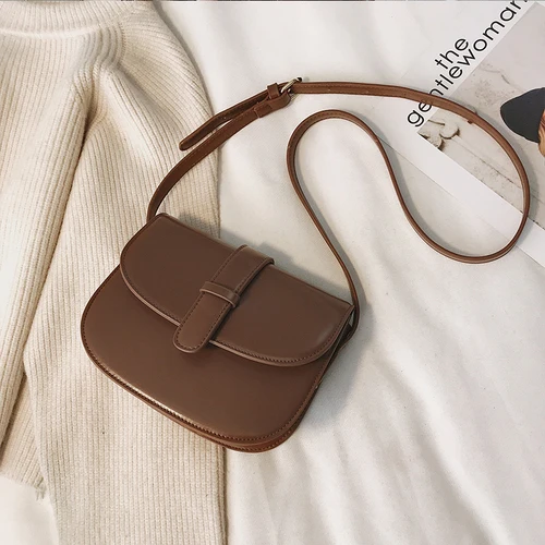 Brown bag Женский брендовый дизайнерский кошелек, кошельки и сумки из искусственной кожи, сумка через плечо с цепочкой, лоскут, корейский стиль, винтажный - Цвет: Brown bag