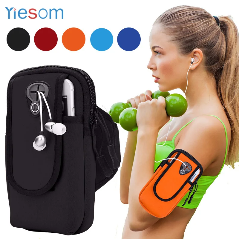 Универсальные 5 дюймовые сумки для телефона бега наручный ремешок спортивный