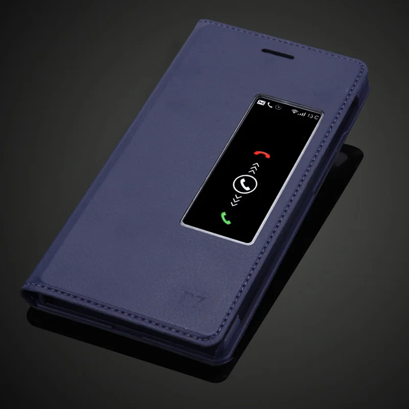 Новинка 2015 Модный чехол для Huawei Ascend P7 с автоматическим пробуждением и спящим