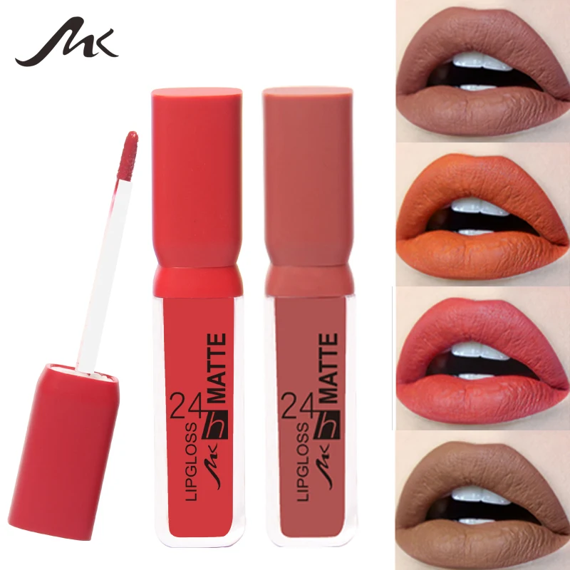 MK бренд Lips beauty матовый Makup пигмент водонепроницаемый стойкий блеск для губ 12