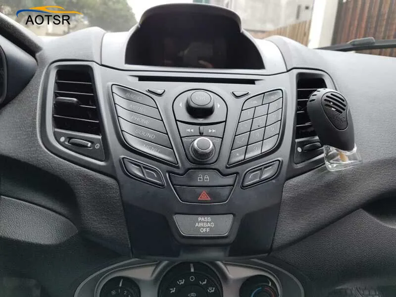 Ips экран Android 9,0 автомобильный DVD мультимедийный плеер головное устройство для Ford Fiesta 2013 с gps навигацией Радио стерео