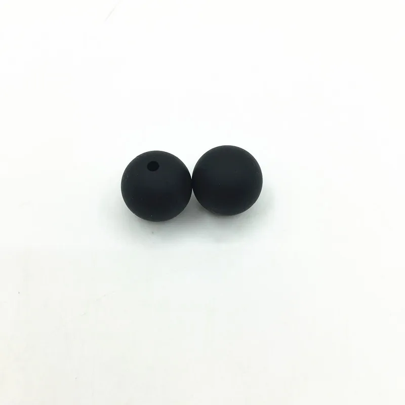 black 100 шт/партия силиконовые бусины для изготовления ювелирных изделий-детский свободный Бисер для изготовления перспинализованного ожерелья, красочные бусины сердце - Цвет: black