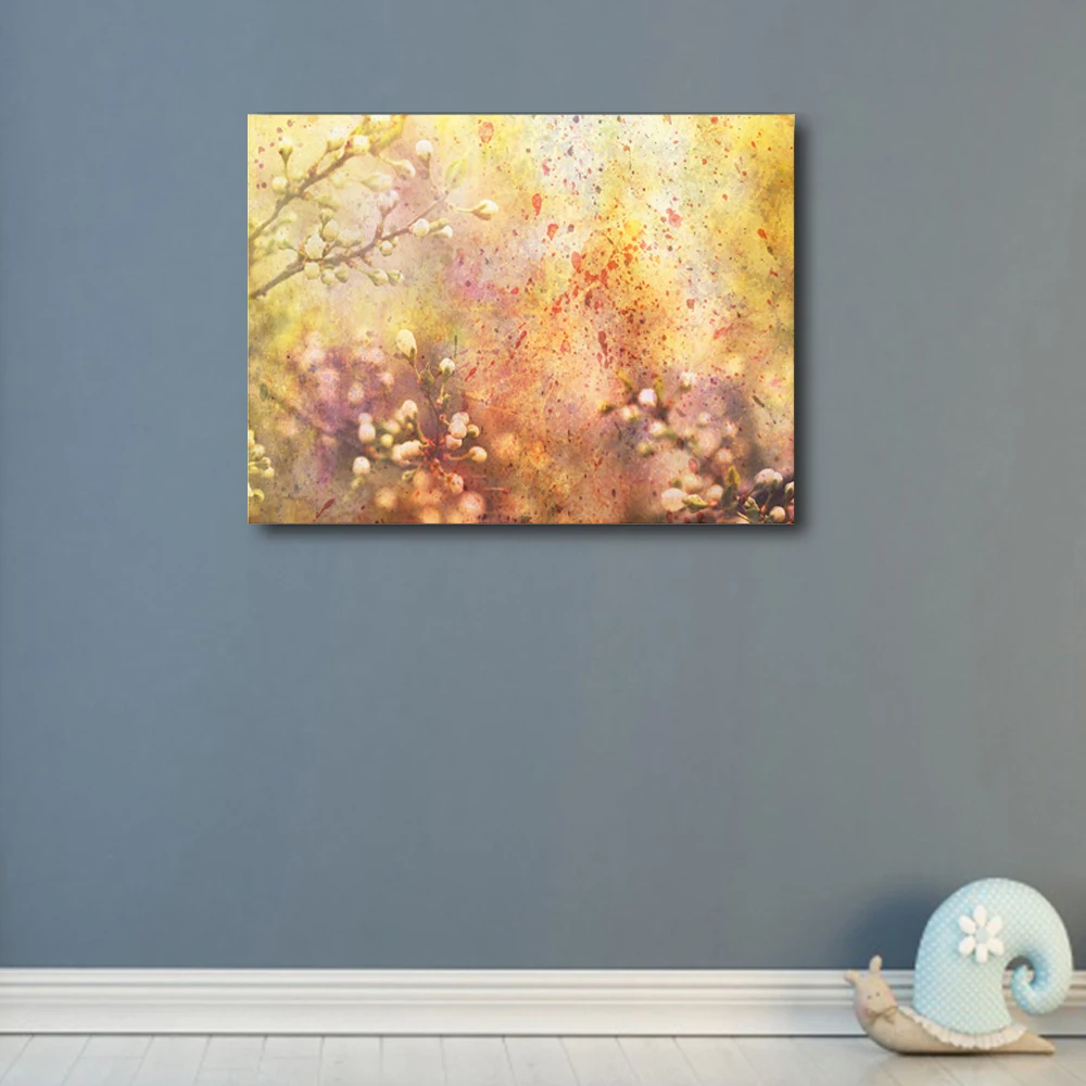 Laeacco Painting Calligraphy Abstract Flower Posters and Prints Canvas Wall Art Picture Living Room Bedroom Bedside Home Decor | Дом и сад