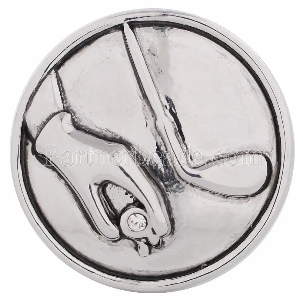 Новое поступление база мяч украшение с металлической застежкой 18 мм Шарм ювелирные изделия fit бусины