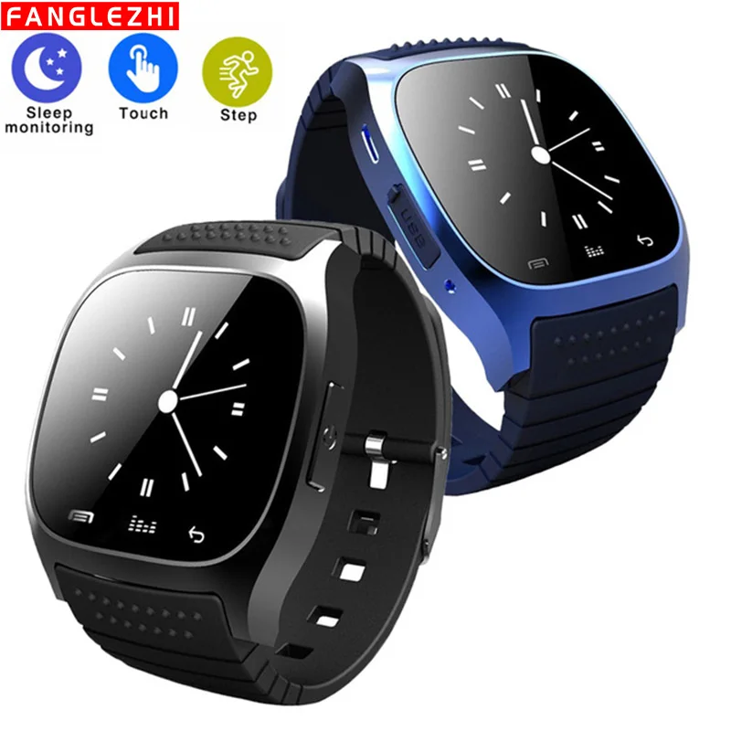 Новые наручные часы M26 с Bluetooth R-Watch SMS защита от потери жизни водонепроницаемые