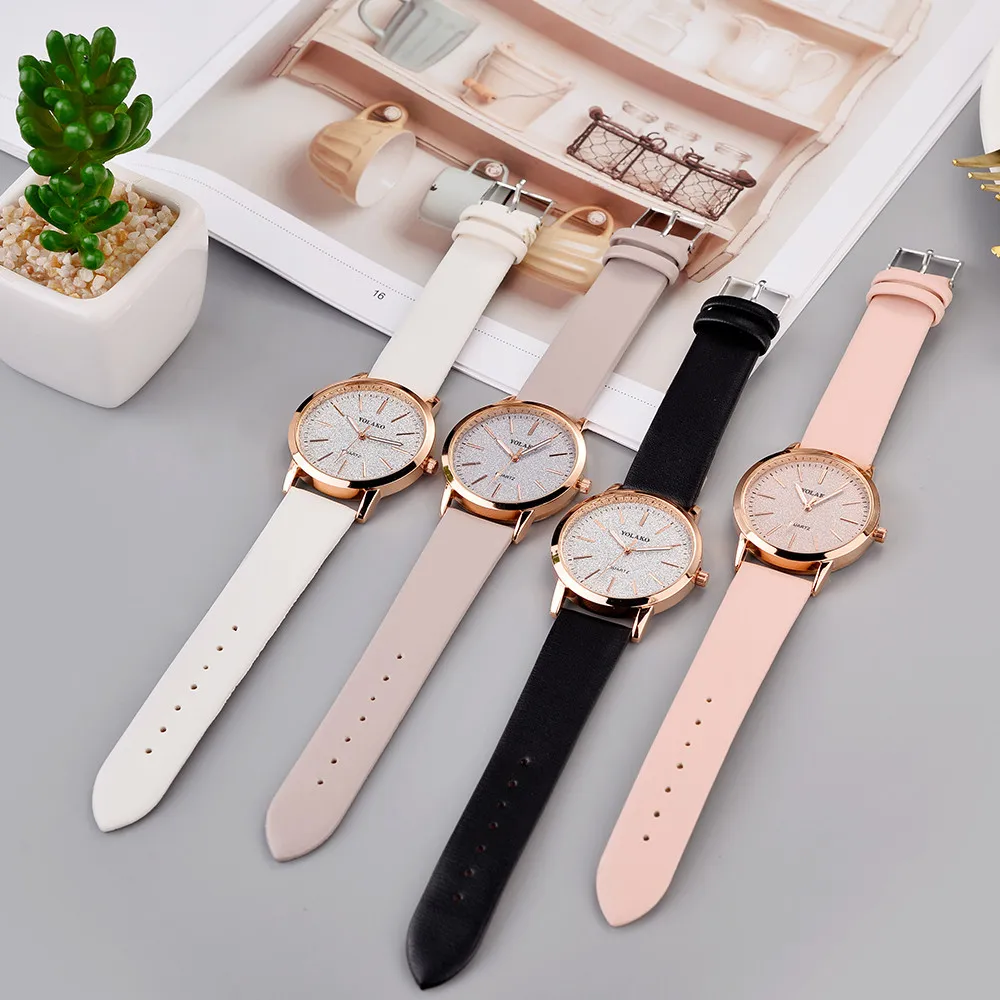 Fashion watches Women's Casual Quartz Leather Band Starry Sky Watch Luxury Ladies Women Bracelet Reloj Mujer Clock Relogi | Наручные