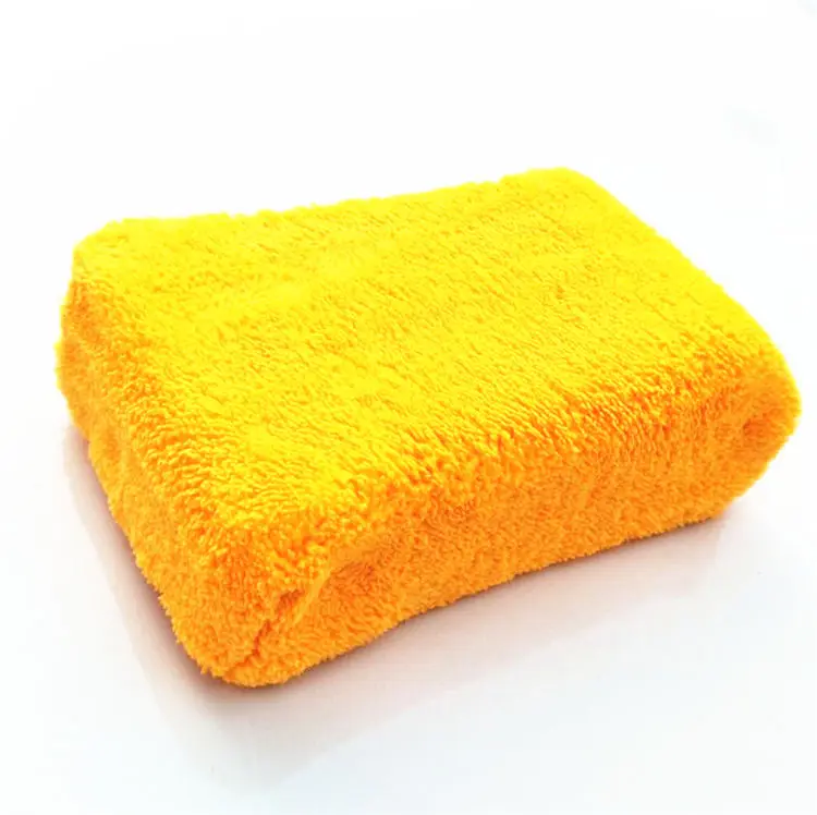 Orange Чехол из микрофибры губка для мытья автомобиля соты отверстие Чистящая пена с начесом крышкой пористых автоматической стирки блок Carolon мыть губкой X2 - Цвет: Orange