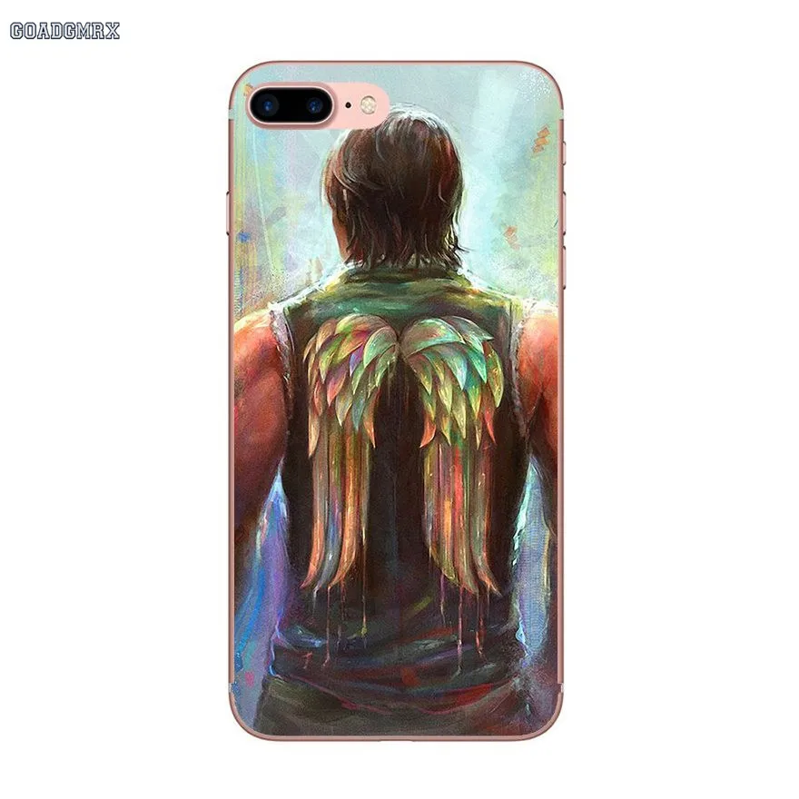 Walking Dead Daryl Dixon Wings мягкие прозрачные чехлы для iPhone 6 6S 7 8 Plus X XS MAX XR 4 4S 5 5S SE 5C |