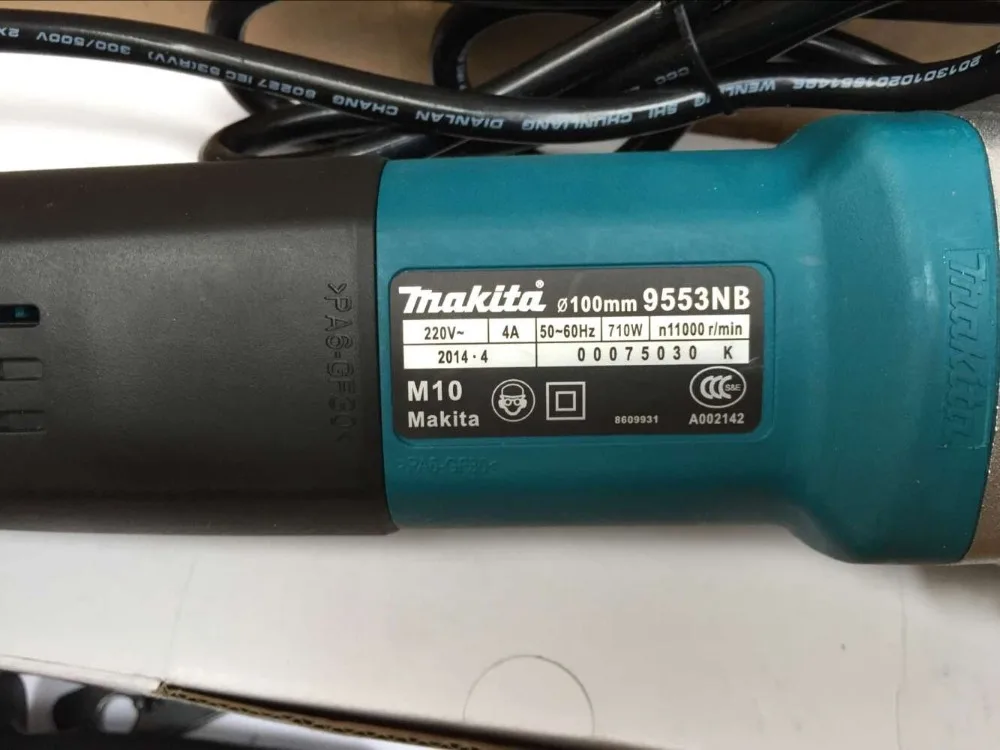 Угловая шлифовальная машина Makita M0900B/M0910B/M9506/M9509B/M9512B/9513B полировальная машина для резки