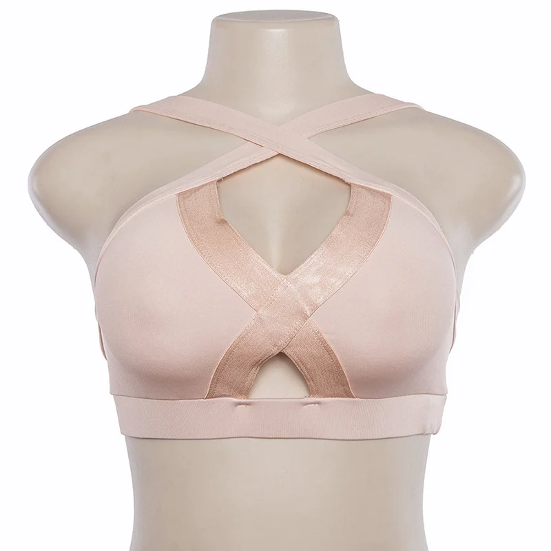 Женский однотонный сетчатый дышащий топ на бретелях для фитнеса сексуальный