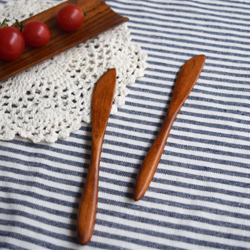 10 шт./компл. деревянный нож для столовых приборов разрезания тортов посуда