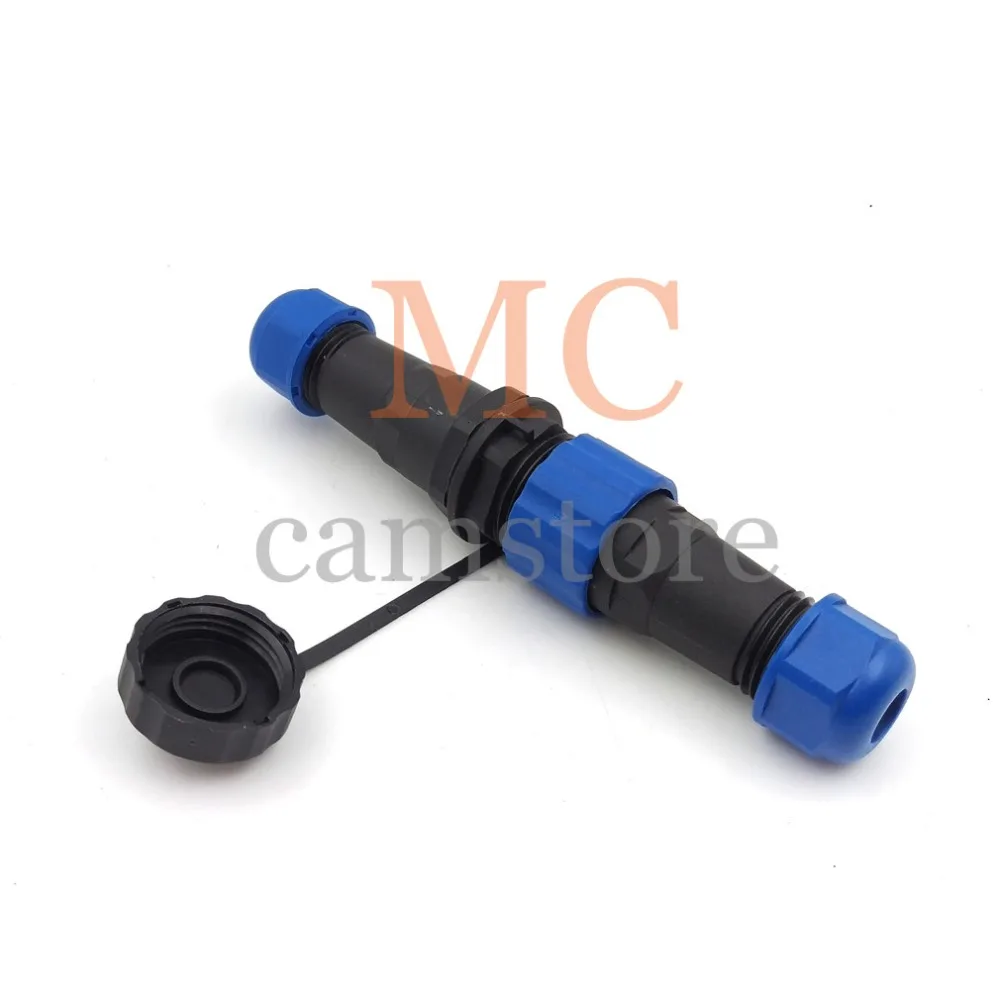 SD16 2pin Открытый водонепроницаемый разъем вилки и розетки Электрический