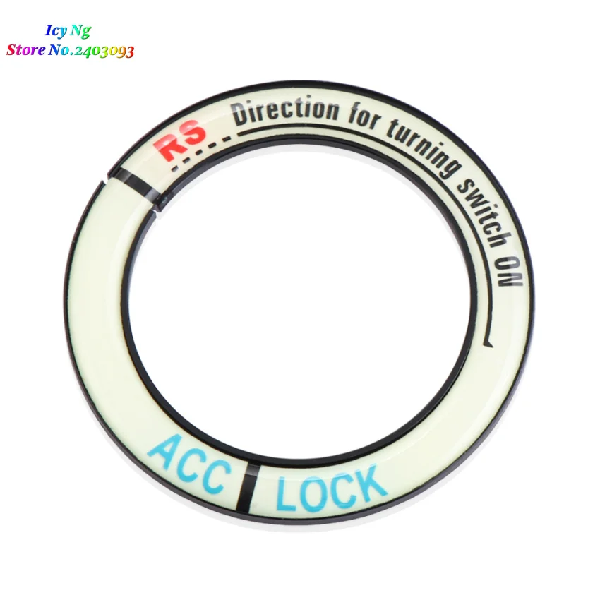 Lumiuous автомобильный двигатель старт Стоп ключ зажигания кольцо для Opel Astra G GTC J H Corsa