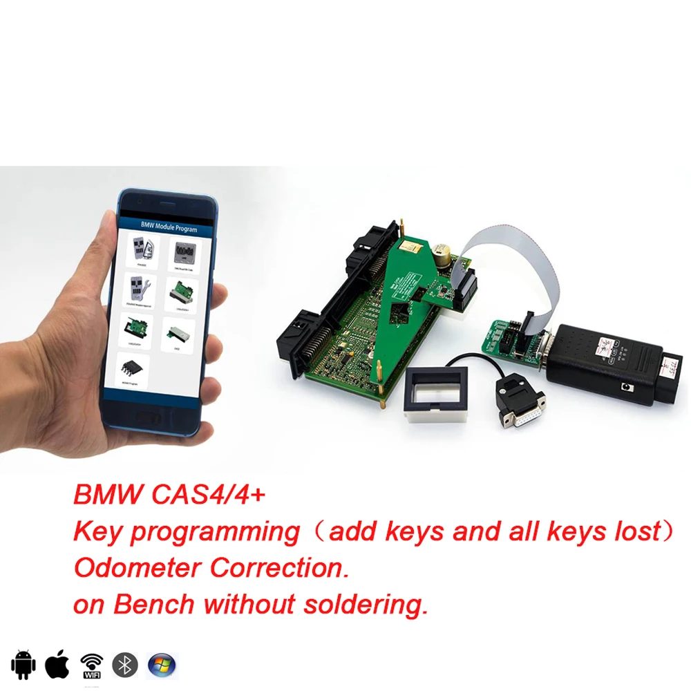 Последний Yanhua Mini ACDP для BMW CAS Key программирование коррекция одометра и ключевой