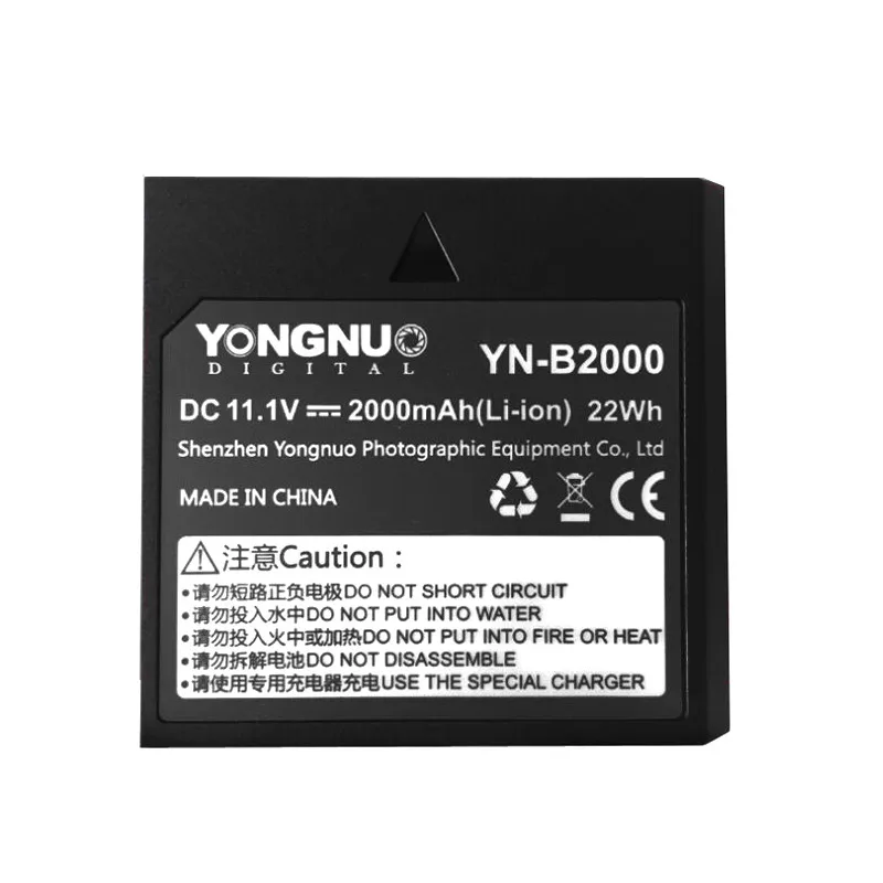 Yongnuo YN B2000 2000 мАч запасная литий ионная аккумуляторная батарея для TTL Беспроводная