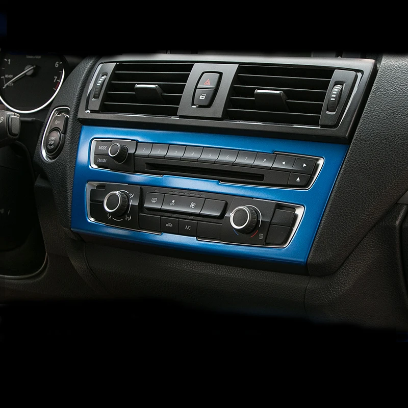 Car Inernal Pearl control Refit CD Center panel Decorative Cover trim Sticker For BMW 1 Series F20 Accessories Car-Styling | Автомобили и