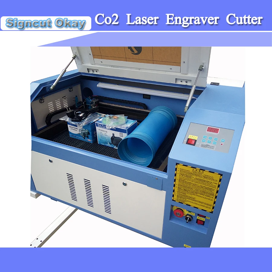 Лазерный гравировальный станок с ЧПУ 60 Вт TS6040/4060 рабочий размер 600*400 мм датчиком