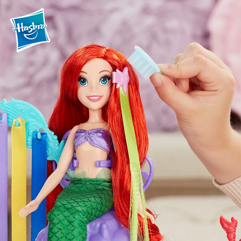 Hasbro Принцесса Диснея 35,5 см Рапунцель королевская лента Салон фигурка аниме мини Коллекция фигурка модель подарок для девочки