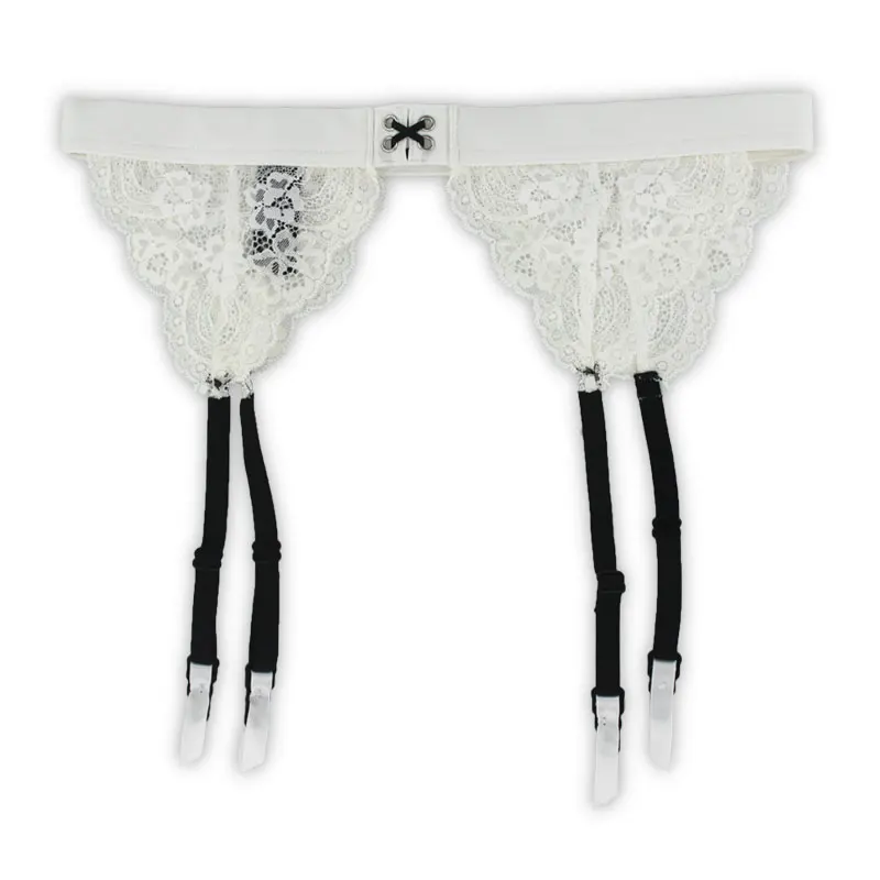 Новейший модный тонкий белый женский/Дамский Сексуальный Пояс для чулок