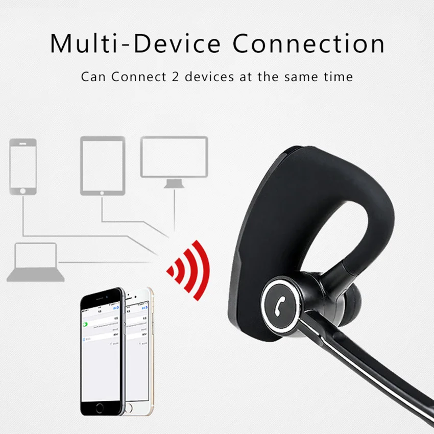 Aimitek V8S Bluetooth бизнес гарнитура Беспроводные свободные руки спортивные наушники