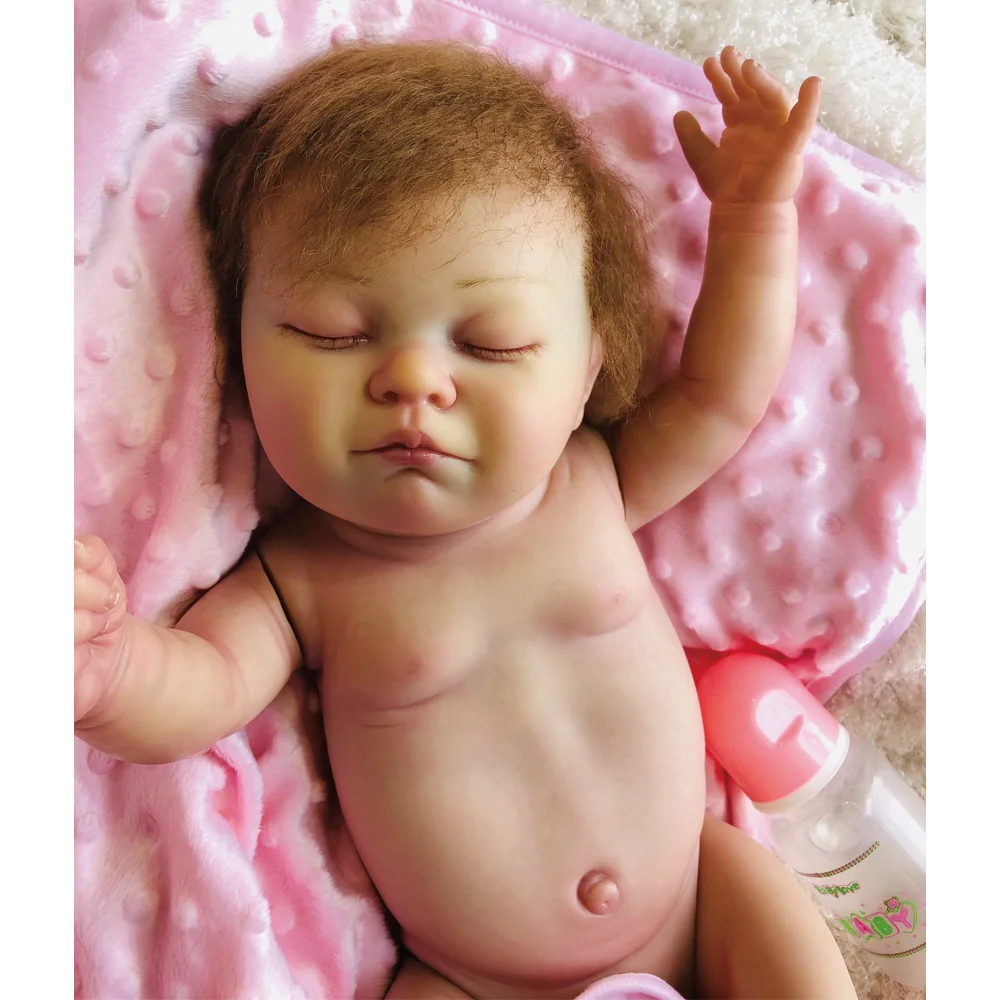 Высокое качество Bebe Кукла реборн 20 дюймов полный силиконовый винил reborn baby doll кровеносный сосуд яркие богатые картины Julie для коллекции