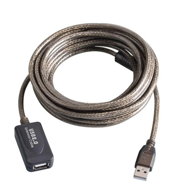 10 метровый активный Удлинительный кабель hdthings USB 2 0 с усилителем A штекер гнездо 15