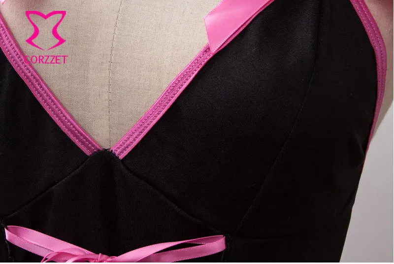 Черные костюмы лисицы со шнуровкой и хвостом наряд для вечеринки на Хэллоуин