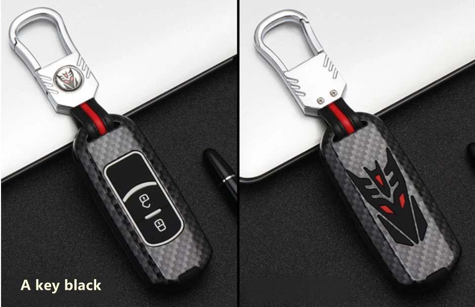 

2019 New Car Accessories Key Case Holder Cover Ring For Mazda CX-5 CX-9 Axela Mazda 6 Atenza 2/3 Button Smart Key Protection