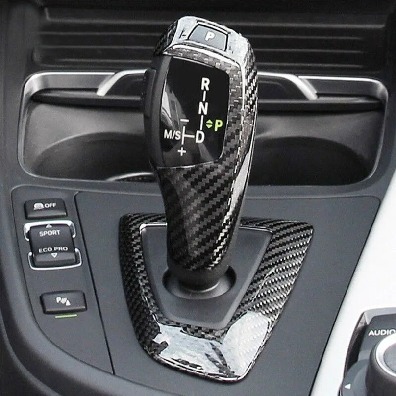 Углеродное волокно для BMW F20 F30 F25 F26 F15 1 2 3 4 серии ручка переключения передач крышка