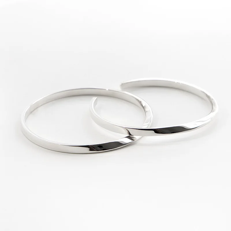 Панк Cutomized письмо манжета браслет для женщин Mobius персонализированные ID табличка