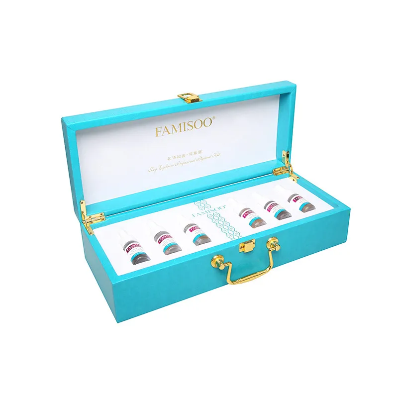 for eyebrow Famisoo 6 шт Татуировка для губ и бровей машины ручка Перманентный пигментные чернила эмульсии 3D Microblading макияж Pigmento принадлежности - Цвет: for eyebrow