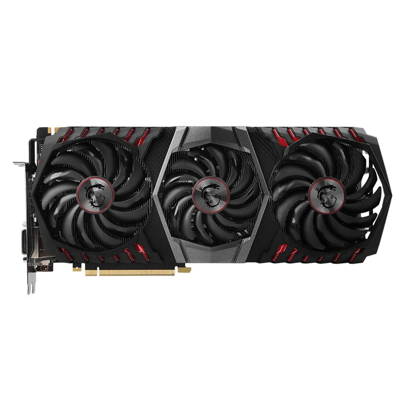 Mining Farm msi GTX1080Ti GAMING X 11G Graphics card 384bit GDDR5X 2560*1440ISP Video Cards 3Fans Cooler For ETH/BattleGround/VR |