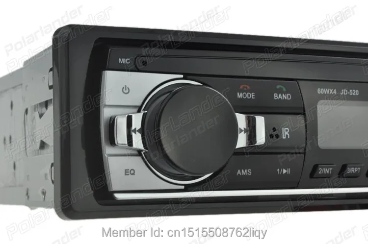 Автомобильный Радио стерео плеер Bluetooth AUX-IN MP3 FM/USB/1 Din/дистанционное управление автомобильный аудио авто MP3 плеер в тире в один din Размер