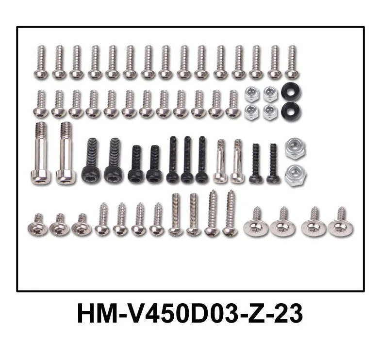 Screw Set HM-V450d03-Z-23 for Walkera V450D03 RC Helicopter Spare Parts Free Shipping