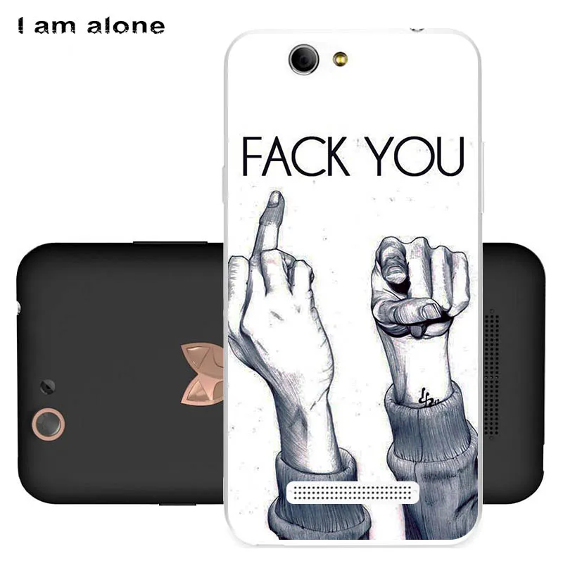 Чехлы для телефонов I am alone для Wileyfox Spark 5," /Spark X 5,5" Solf Модный Цветной Чехол для мобильного телефона из ТПУ для Wileyfox Spark X